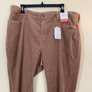 St John’s Bay Brown Corduroy Pants - Warm Tan